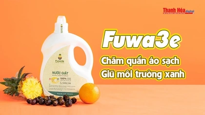 [REVIEW OCOP] Nước giặt Fuwa3e - Chăm quần áo sạch, giữ môi trường xanh